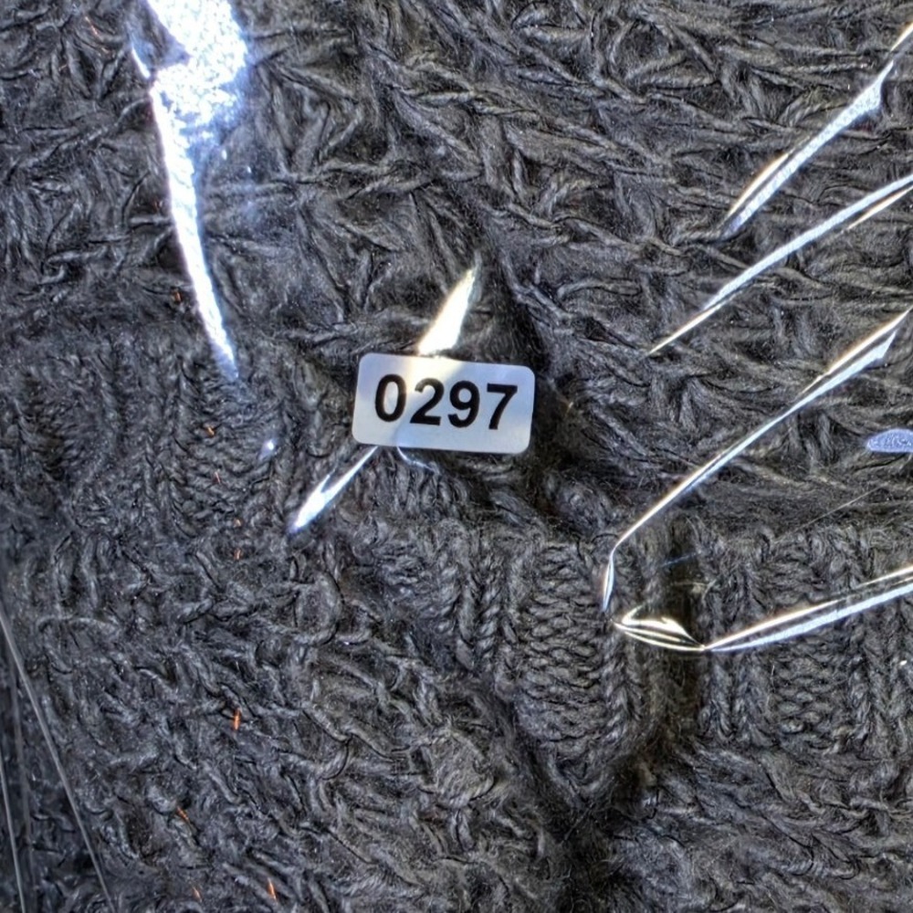 Mossimo Supply Co Gray Open Front Textured Knit Cardigan Sweater Womens Medium - Picture 12 of 12